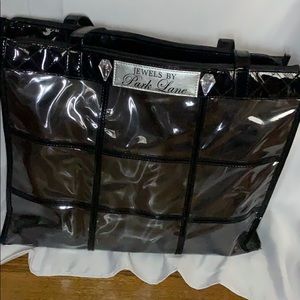 Park lane 9 slot zippered display tote bag 12x16